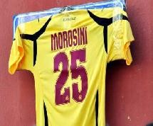 Maglia 25 Piermario Morosini (foto livornocalcio.it)